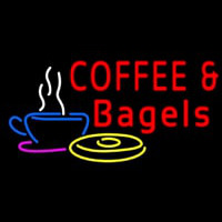 Coffee Bagels Neon Sign