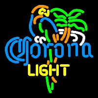Corona Light Parrot Palm Tree Beer Sign Neon Sign