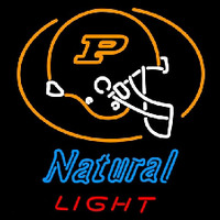 Natural Light Purdue University Boilermakers Helmet Beer Sign Neon Sign