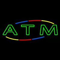 Deco Style Atm Neon Sign