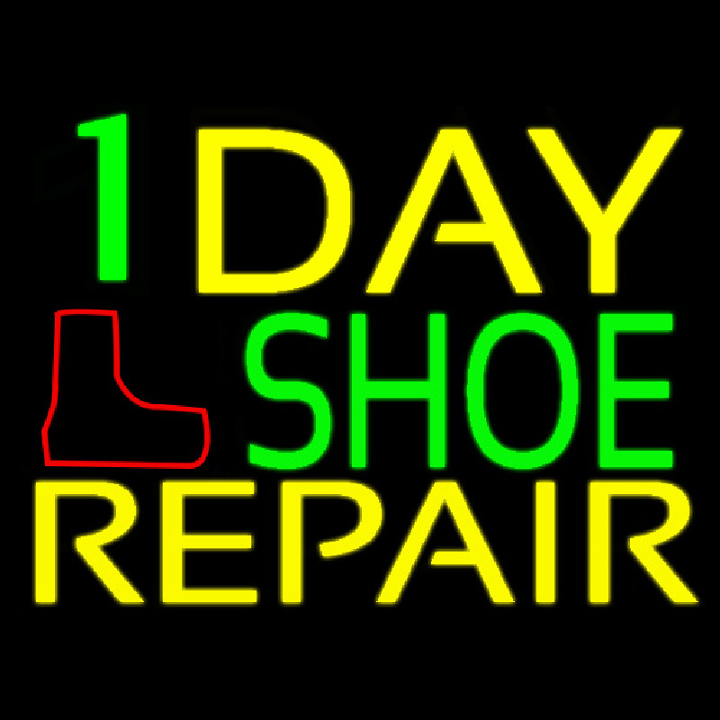 1 Day Repair Neon Sign