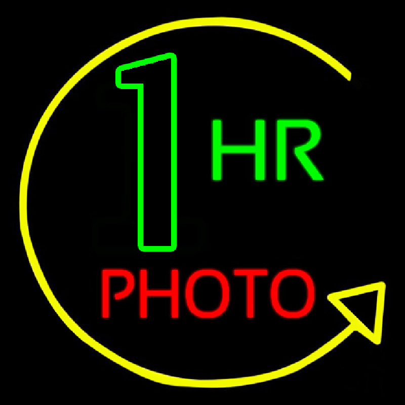 1 Hr Photo Neon Sign