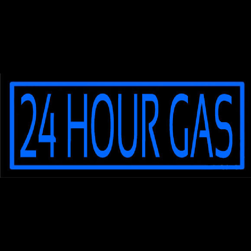 24 Hour Gas Neon Sign