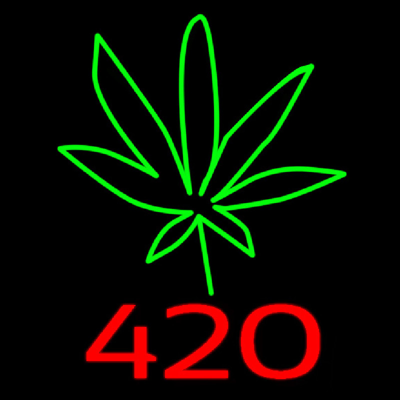 420 Herbal Neon Sign