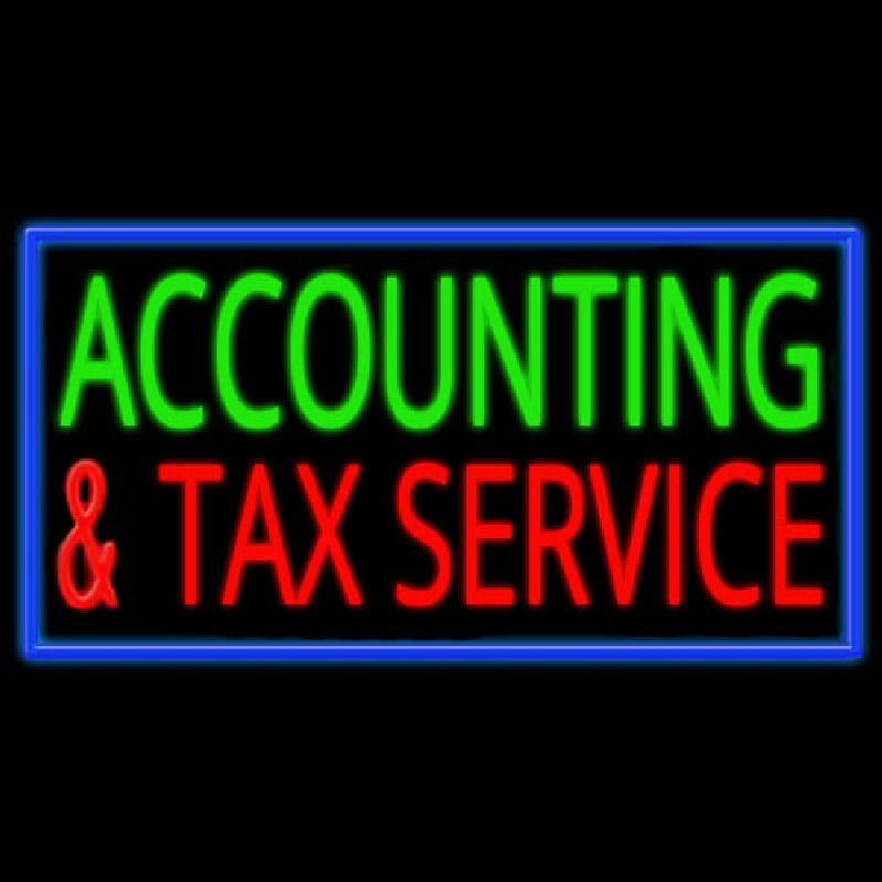 Accounting And Services Neon Sign