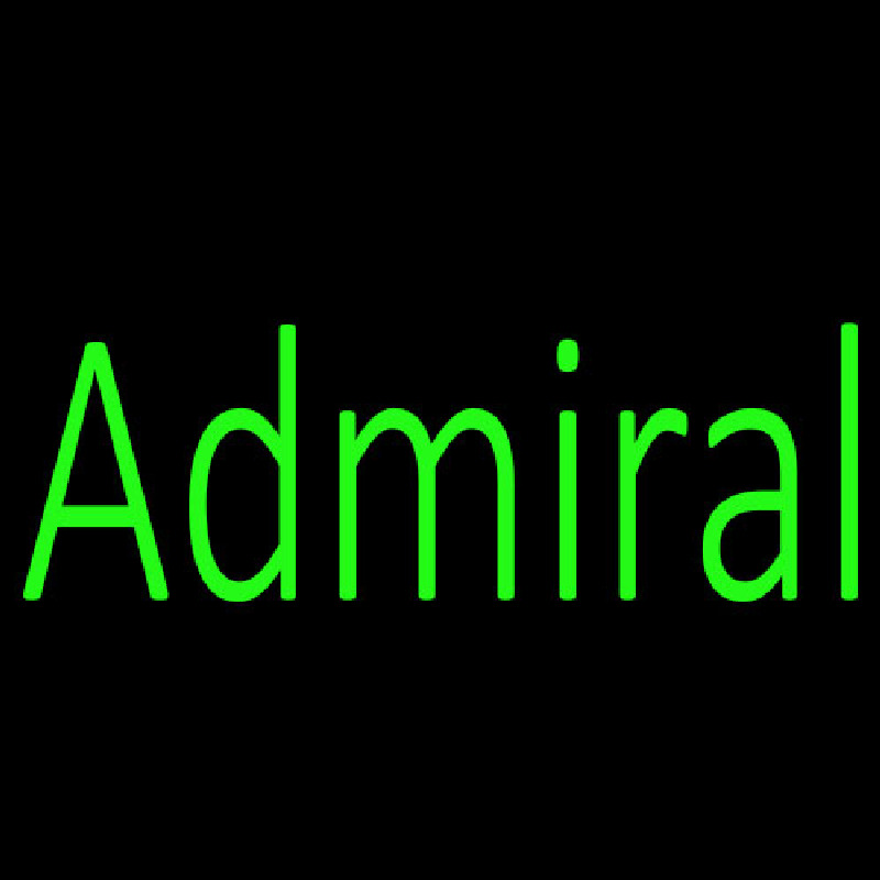 Admiral Neon Sign