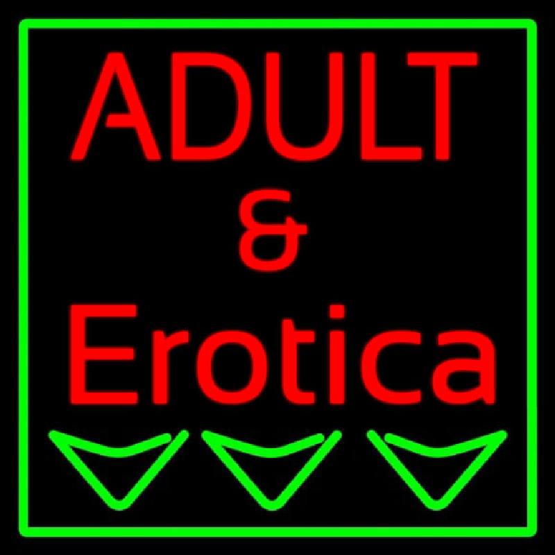 Adult And Erotica Neon Sign