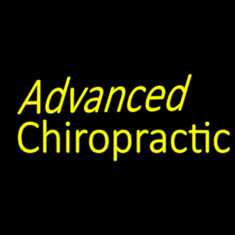 Advanced Chiropractic Neon Sign