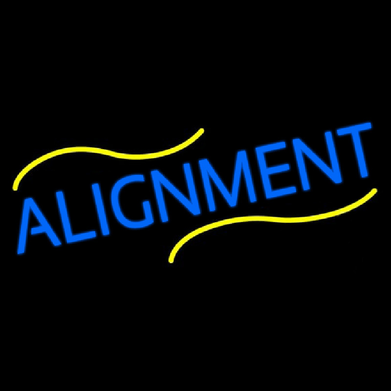 Alignment Neon Sign