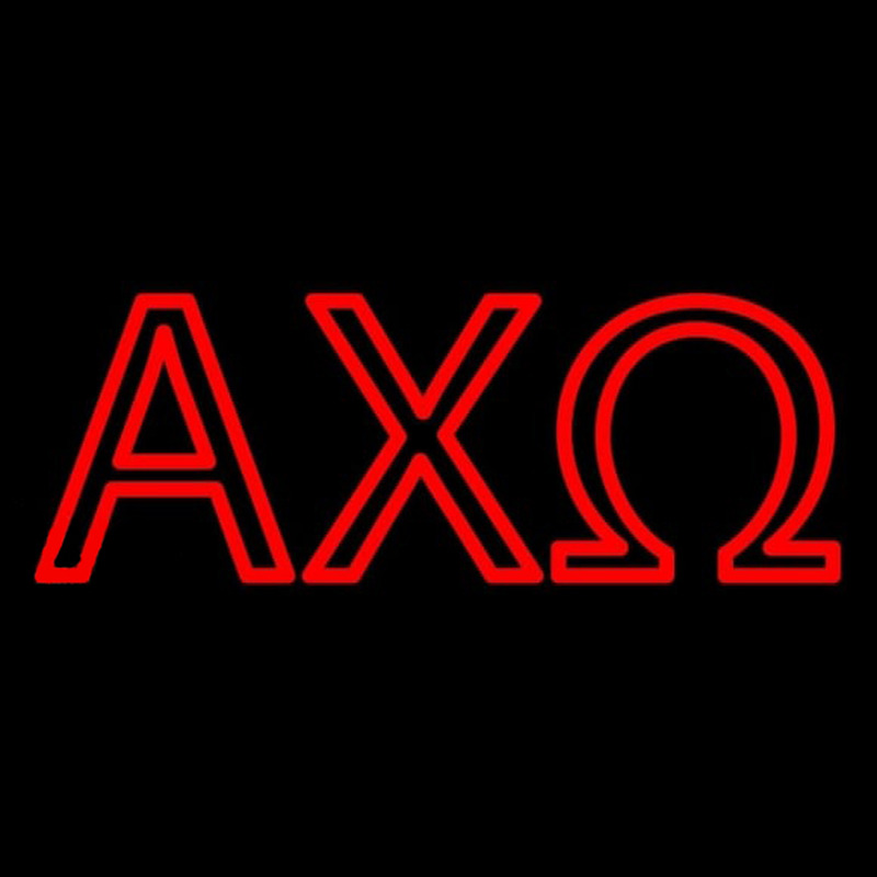 Alpha Chi Omega Neon Sign