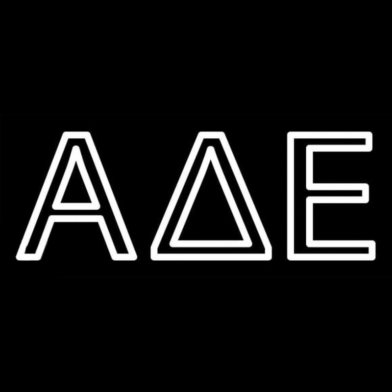 Alpha Delta Epsilon Neon Sign