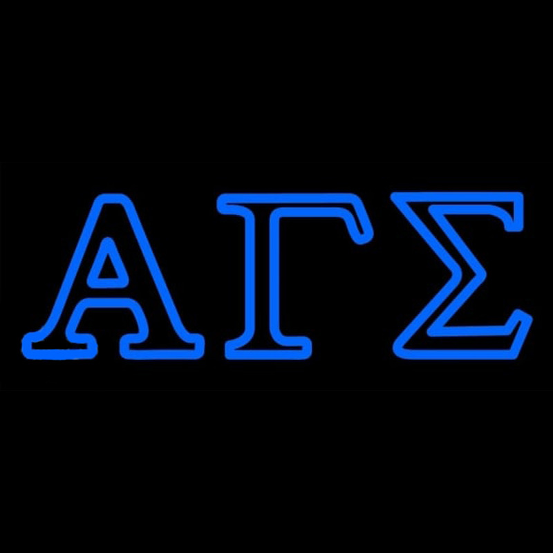 Alpha Gamma Sigma Neon Sign