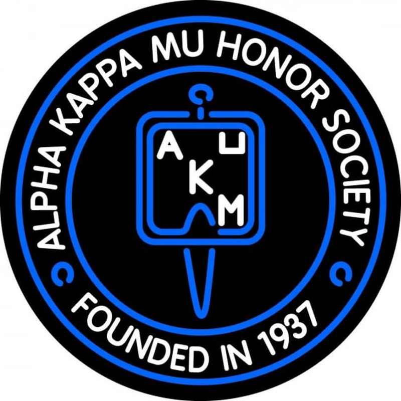 Alpha Kappa Mu Logo Neon Sign