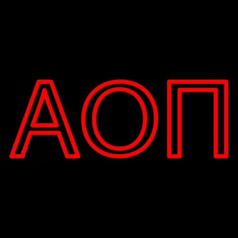 Alpha Omicron Pi Neon Sign