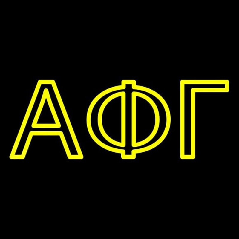 Alpha Phi Gamma Sorority Neon Sign