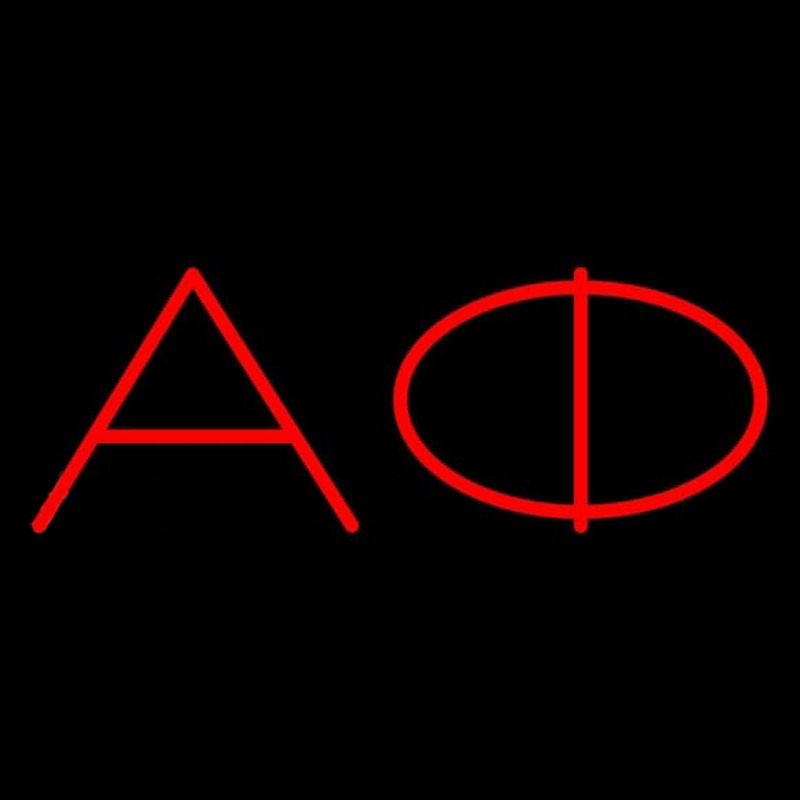 Alpha Phi Neon Sign