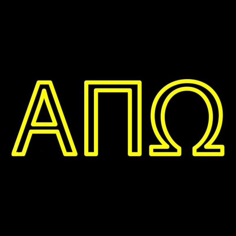 Alpha Pi Omega Neon Sign