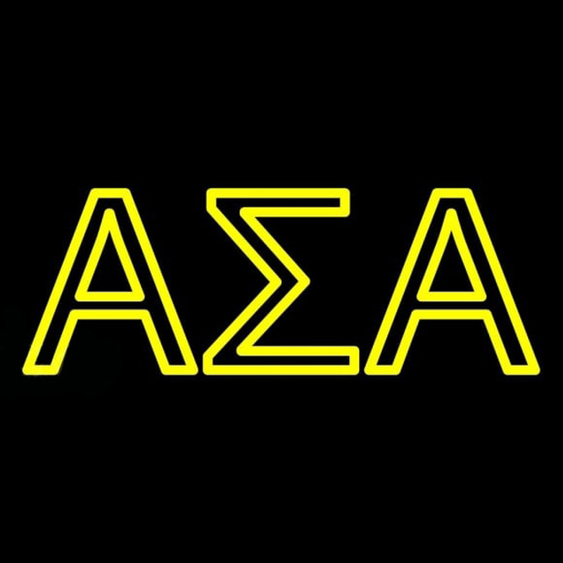 Alpha Sigma Alpha Neon Sign