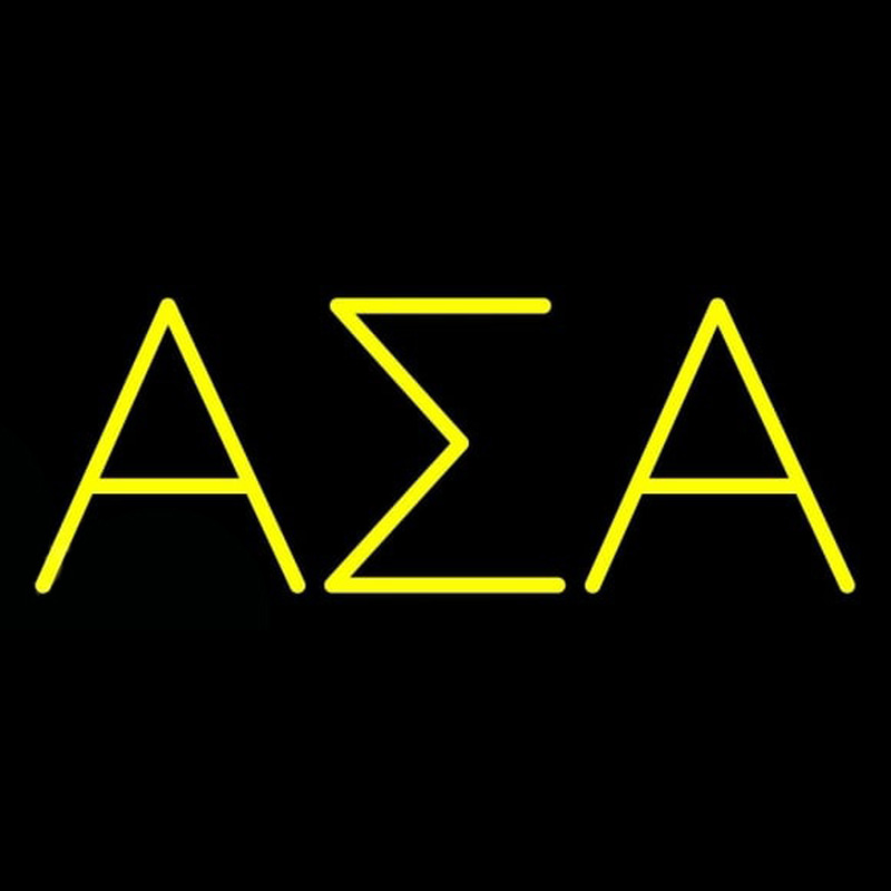 Alpha Sigma Alpha Neon Sign