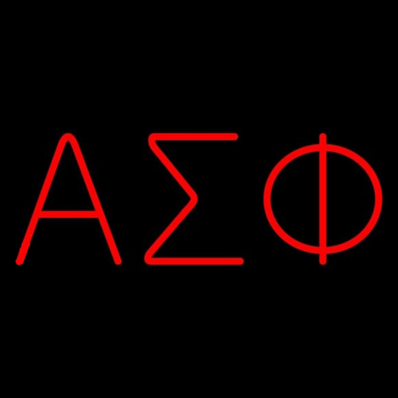 Alpha Sigma Phi Neon Sign