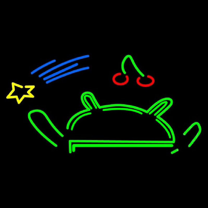 Android Apps Icon Neon Sign