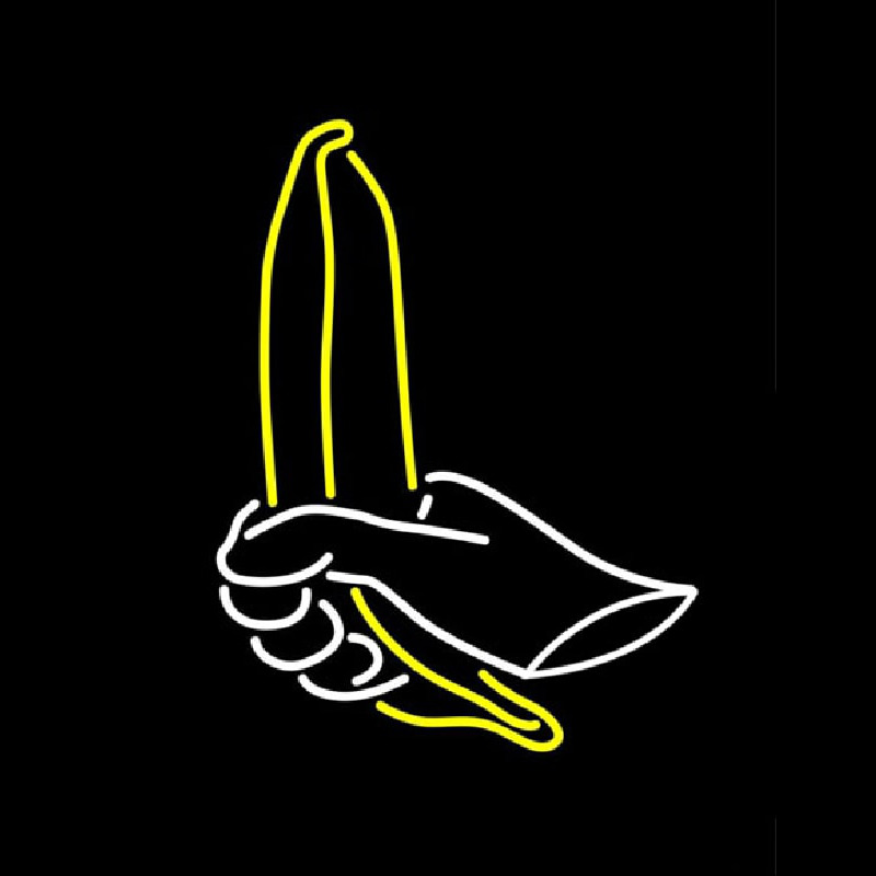 Banana In Hand Neon Sign