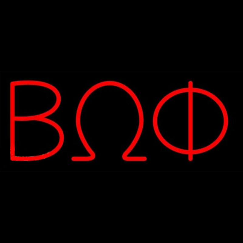 Beta Omega Phi Neon Sign