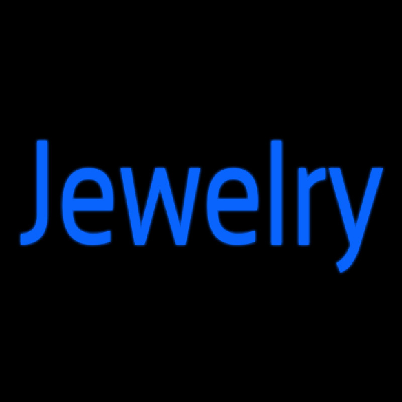 Blue Jewelry Neon Sign