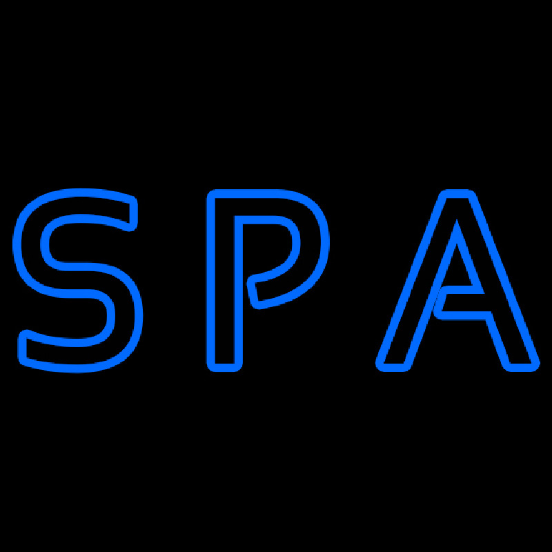 Blue Spa Neon Sign