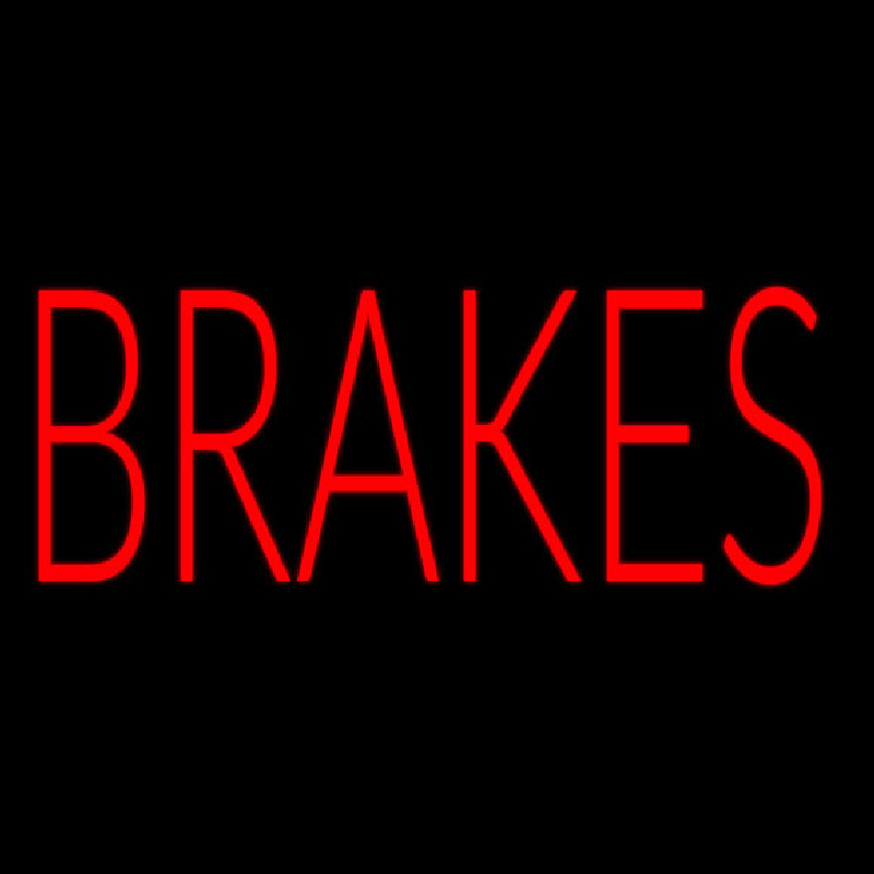 Brakes Neon Sign