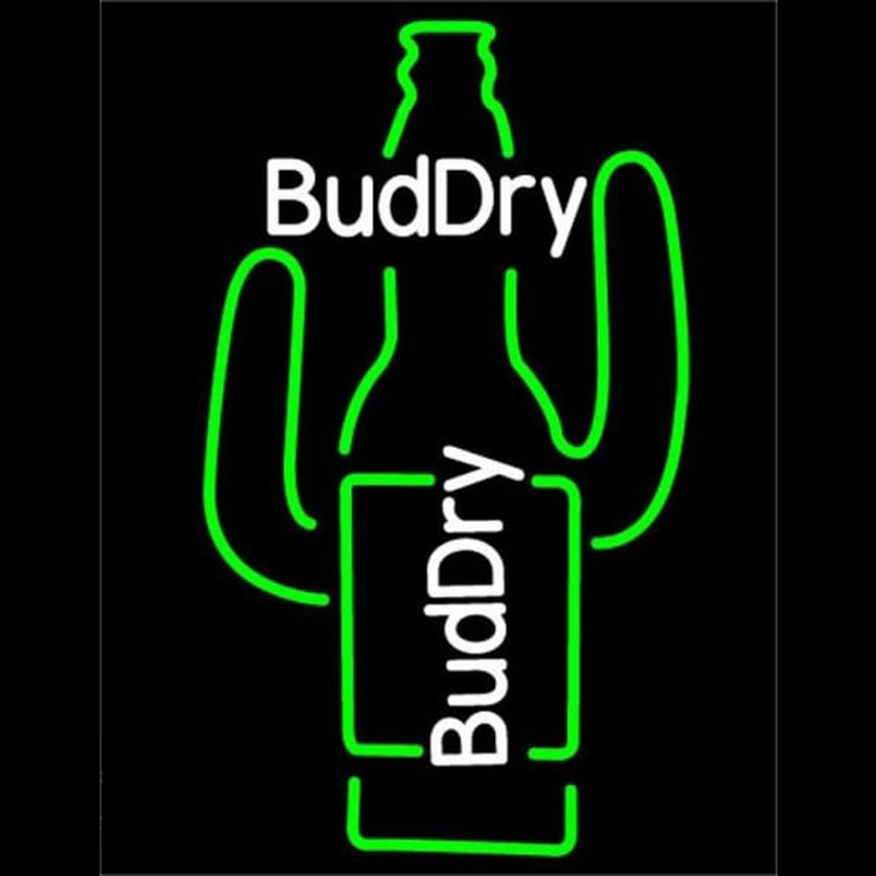 Bud Dry Cactus Beer Sign Neon Sign