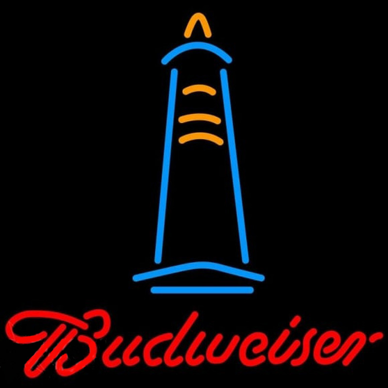 Budweise Lighthouse Beer Sign Neon Sign