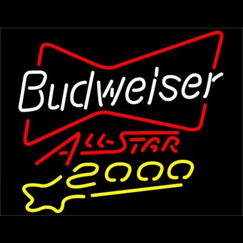 Budweiser All Star 2000 Beer Sign Neon Sign