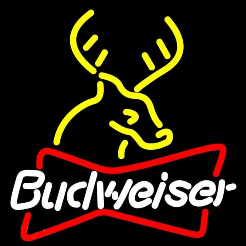 Budweiser Deer Beer Sign Neon Sign