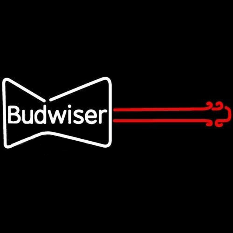 Budweiser Guitar Beer Sign Neon Sign