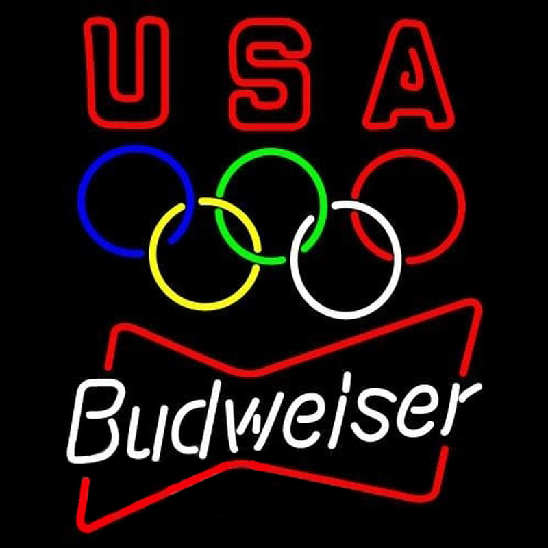 Budweiser Olympic Beer Sign Neon Sign