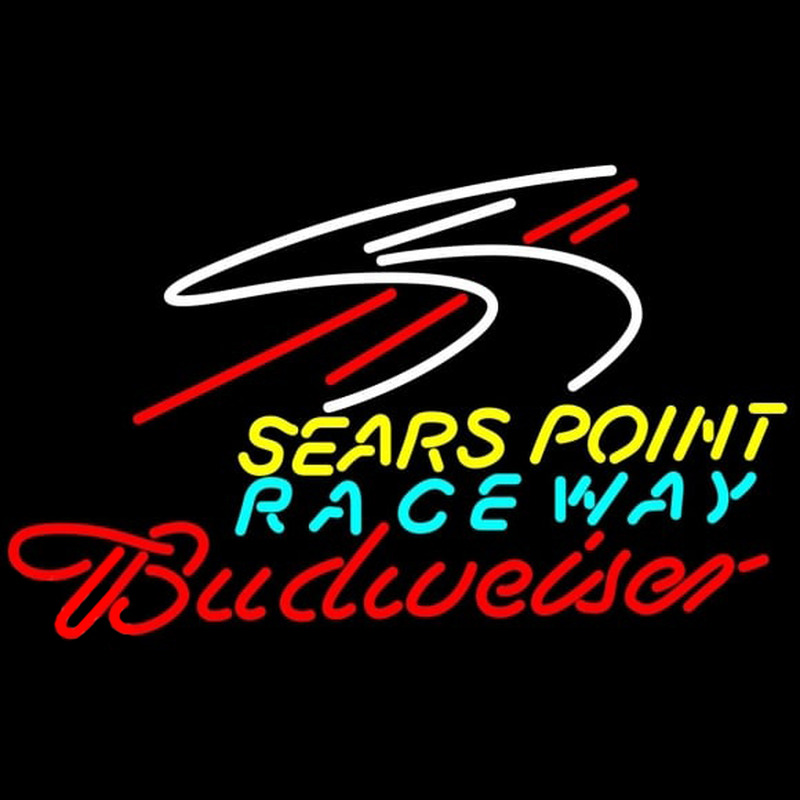 Budweiser Sears Point Raceway Beer Sign Neon Sign