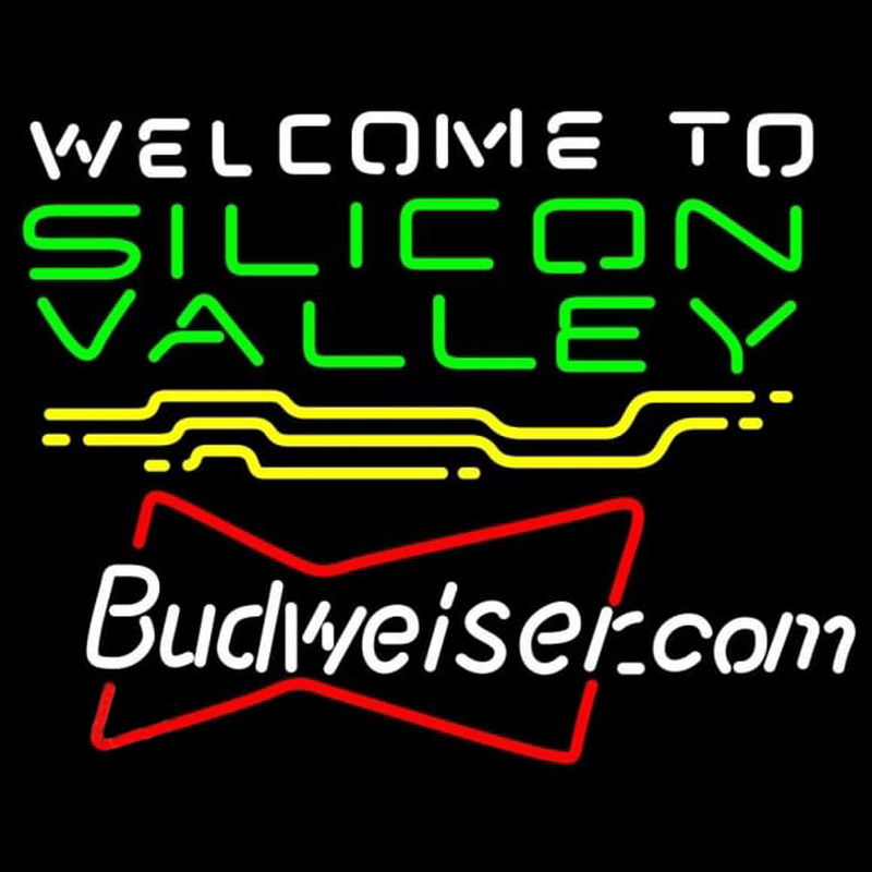 Budweiser Silicon Valley Beer Sign Neon Sign