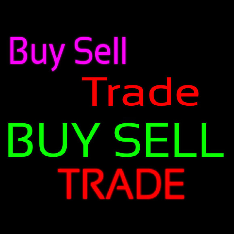 Buy Sell Trade Neon Sign