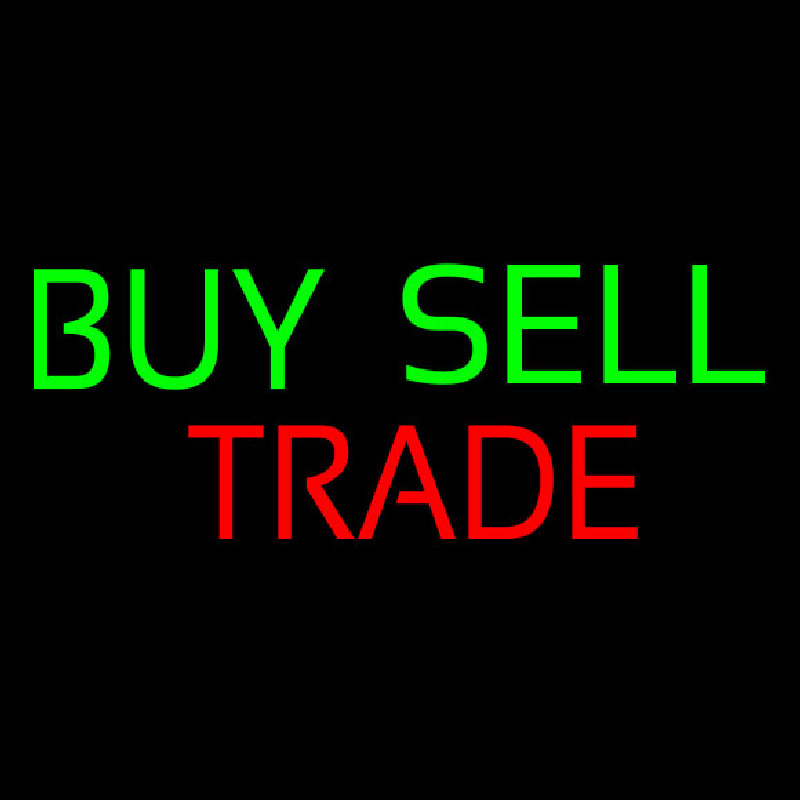 Buy Sell Trade Neon Sign