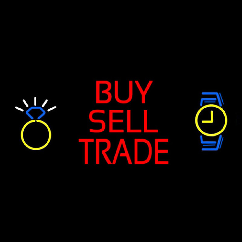 Buy Sell Trade Neon Sign