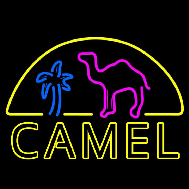 Camel Palm Neon Sign