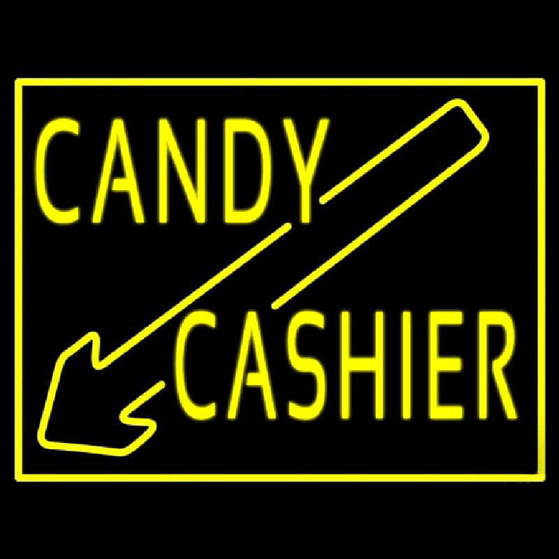 Candy Cashier Neon Sign