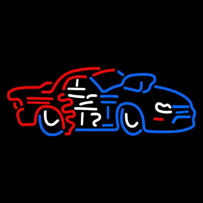 Car Racing Neon Sign