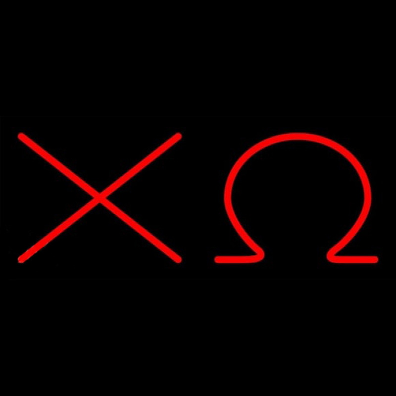 Chi Omega Neon Sign