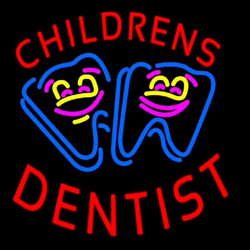 Childrens Dentist Neon Sign