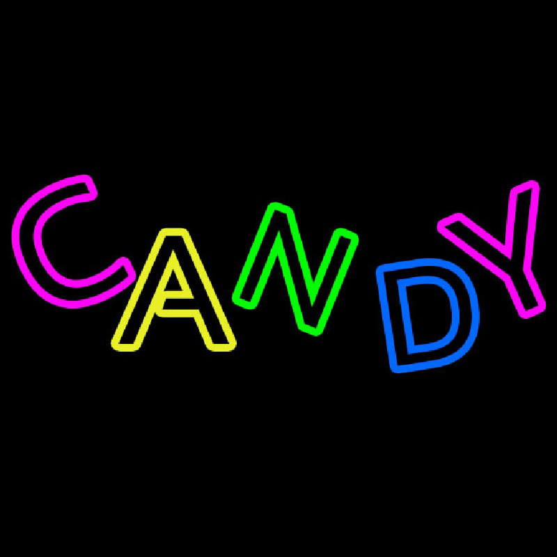 Colorfull Candy Neon Sign