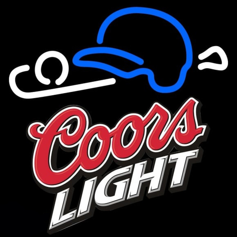 Coors Light Baseball Beer Sign Neon Sign