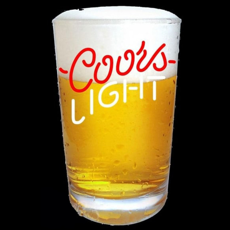 Coors Light Beer Glass Beer Sign Neon Sign