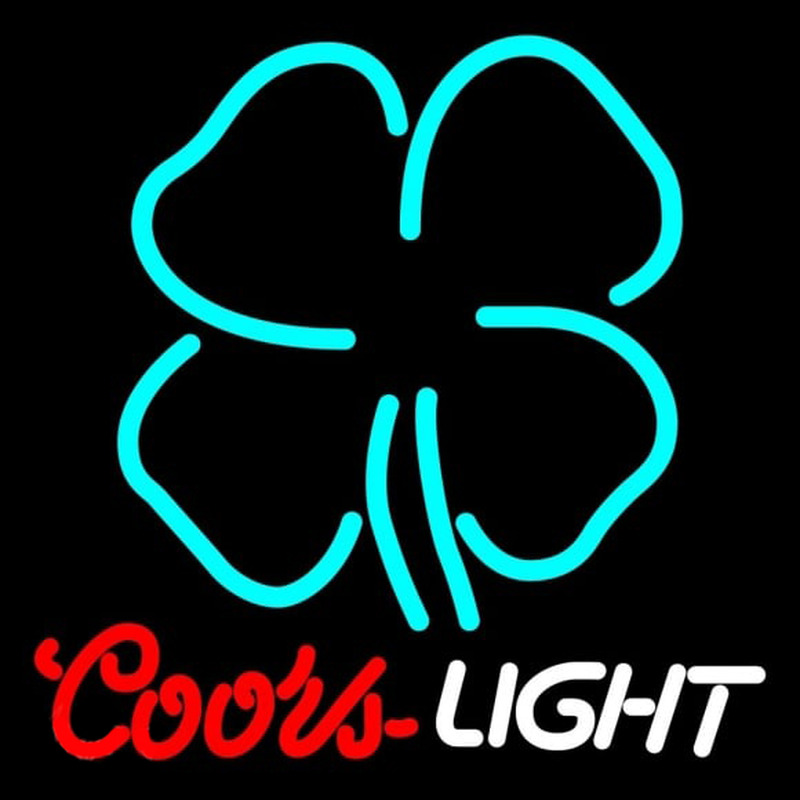 Coors Light Clover Beer Sign Neon Sign